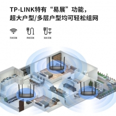 TP-LINK WiFi6双千兆路由器 1500M无线5G双频 智能wifi稳定穿墙家用高速 Wi-Fi6双千兆 TL-XDR1520易展版 赠原装网线1根